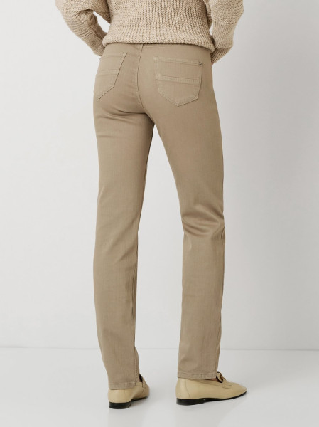 TONI Fashion Style »Liv« Taupe Gefärbte Regular-Fit Jeans