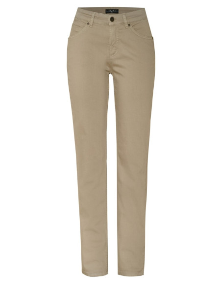 TONI Fashion Style »Liv« Taupe Gefärbte Regular-Fit Jeans