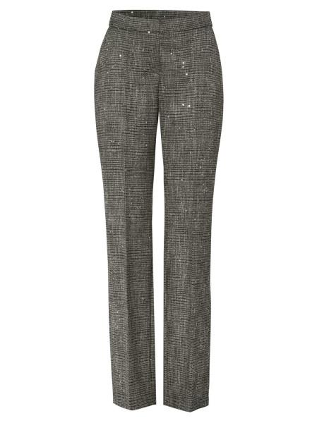 TONI Fashion Style »Luisa« Silver/black Glamouröse Hose Mit Pailletten