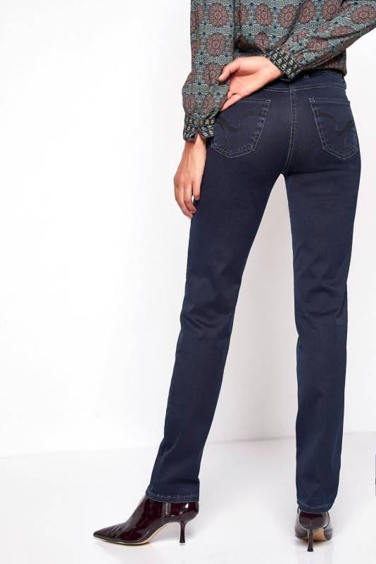 TONI Fashion Style »Perfect Shape« Dark Blue Dunkle Basic-Shapingjeans