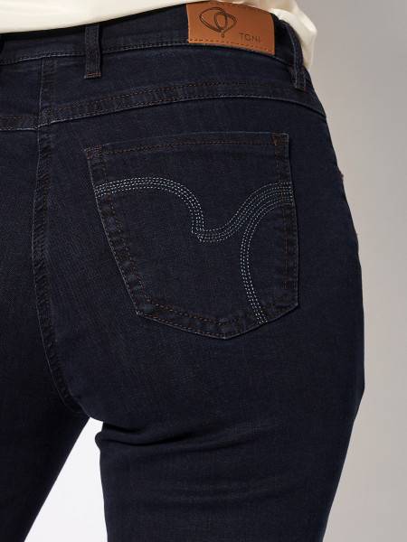 TONI Fashion Style »Perfect Shape« Dark Blue Jeans Mit Shapingeffekt
