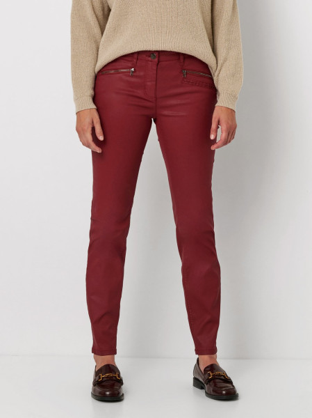 TONI Fashion Style »Perfect Shape« Dark Red Skinny-Fit Im Lederlook