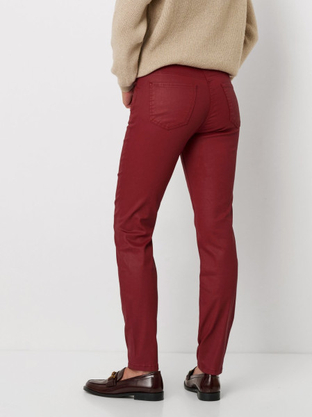 TONI Fashion Style »Perfect Shape« Dark Red Skinny-Fit Im Lederlook