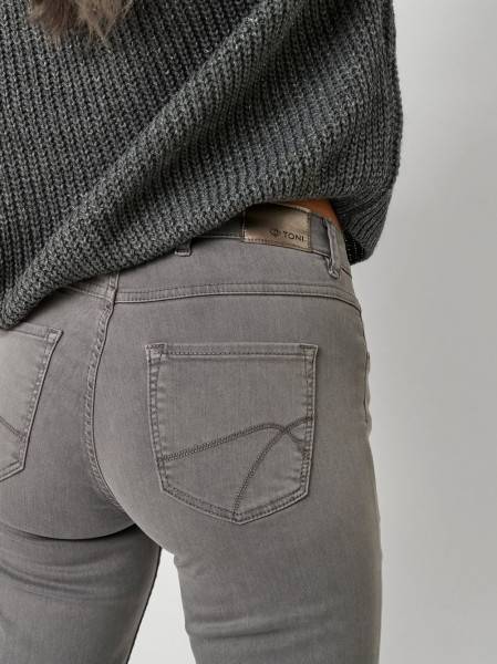 TONI Fashion Style »Perfect Shape« Grey Slim-Fit Jeans Mit Shapingeffekt