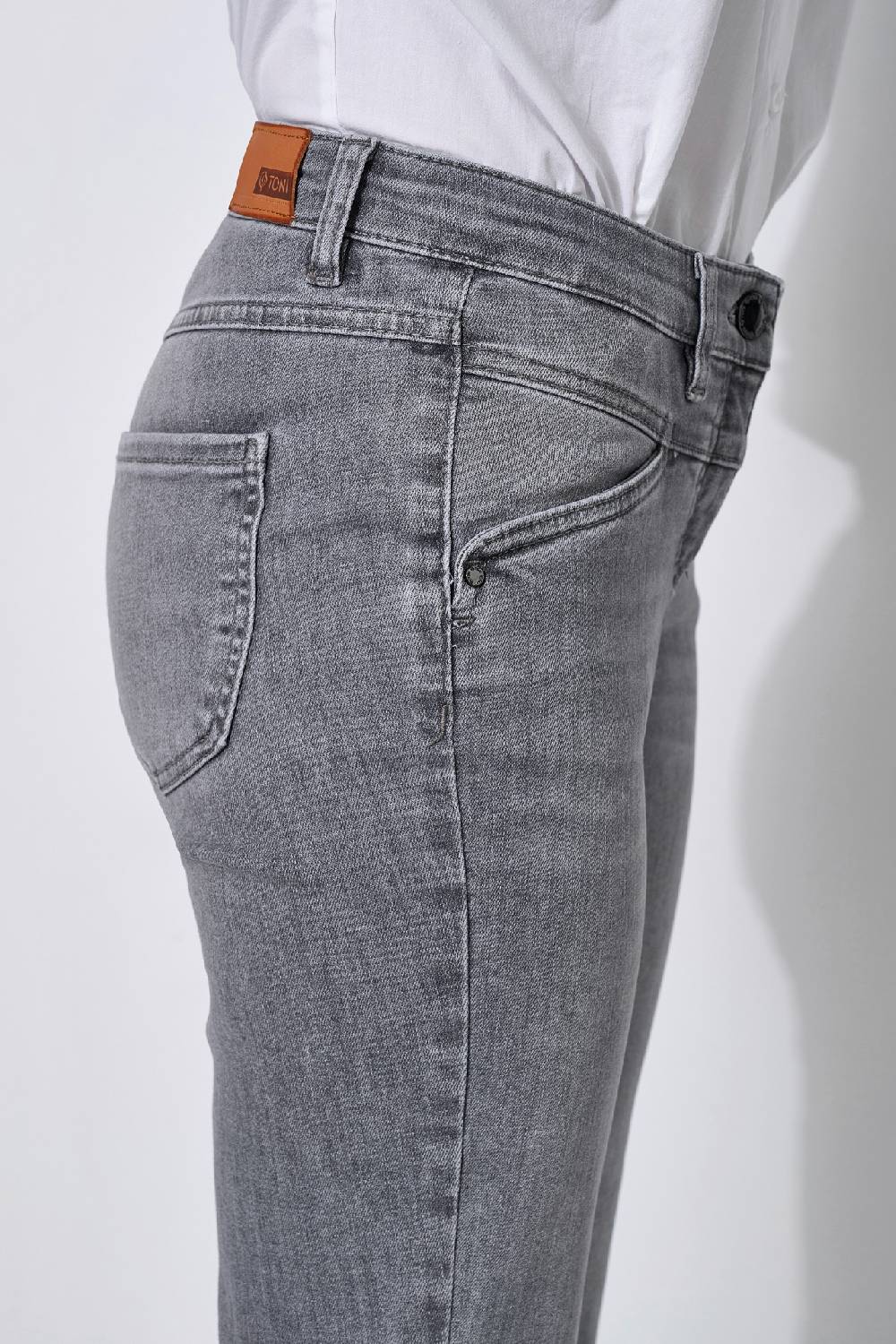 TONI Fashion Style »Perfect Shape« Grey Used Authentische Shapingjeans