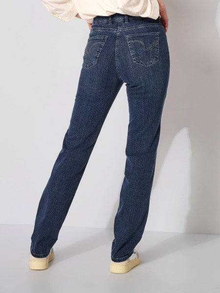 TONI Fashion Style »Perfect Shape« Mid Blue Used Jeans Mit Shapingeffekt