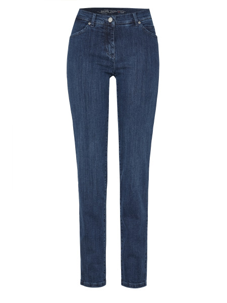 TONI Fashion Style »Perfect Shape« Mid Blue Used Jeans Mit Shapingeffekt