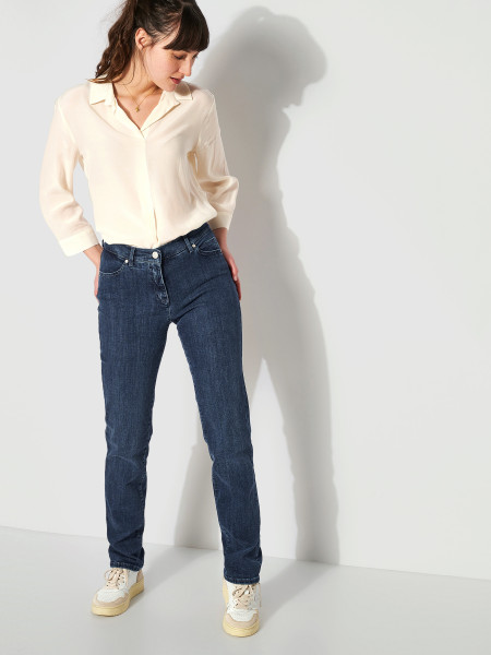 TONI Fashion Style »Perfect Shape« mid blue used Jeans mit Shapingeffekt