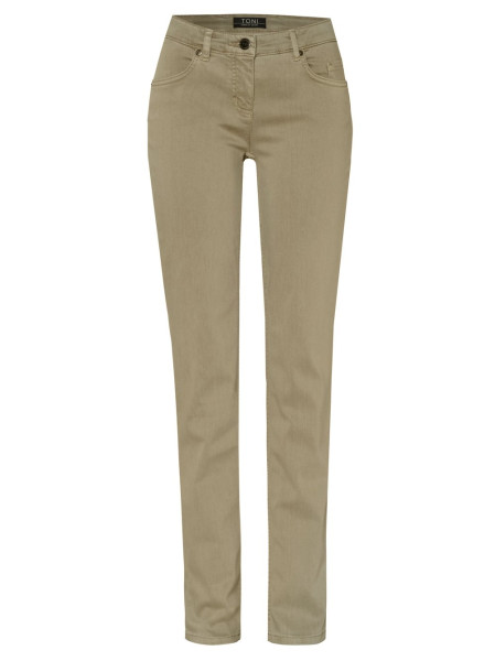 TONI Fashion Style »Perfect Shape« Taupe Slim-Fit Jeans Mit Shapingeffekt