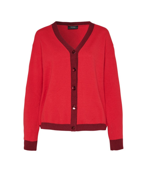 TONI Fashion Style »Ivette« Red Roter Cardigan