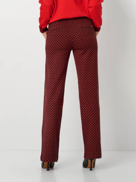 TONI Fashion Style »Jenny« Red Gemusterte Wide Leg