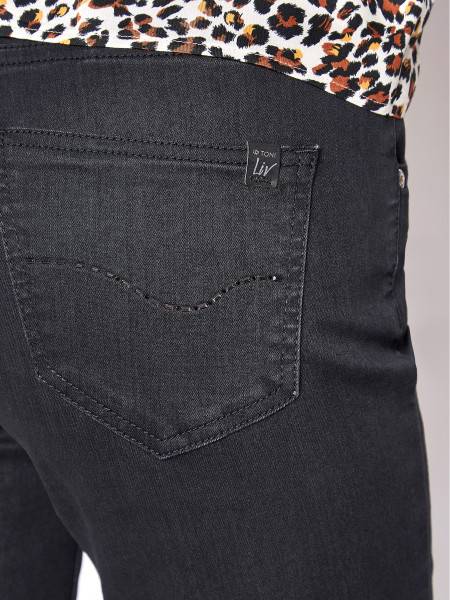 TONI Fashion Style »Liv« Black Regular-Fit Jeans