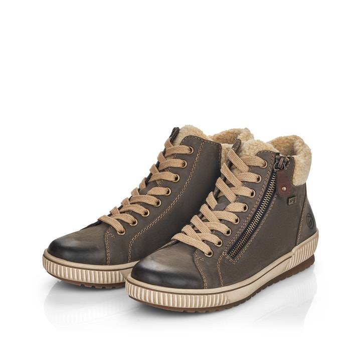 Remonte Artikelnummer D0770-45 remonte Damen Schnürschuhe granitgrau