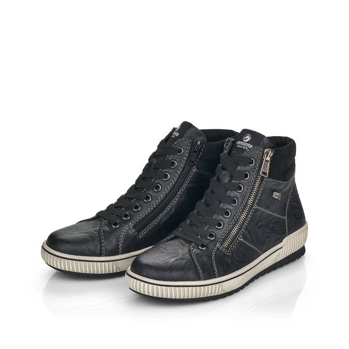 Remonte Artikelnummer D0772-01 remonte Damen Schnürschuhe graphitschwarz