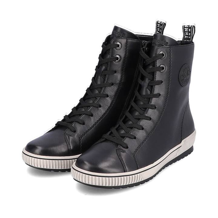 Remonte Artikelnummer D0774-01 remonte Damen Schnürstiefel tiefschwarz