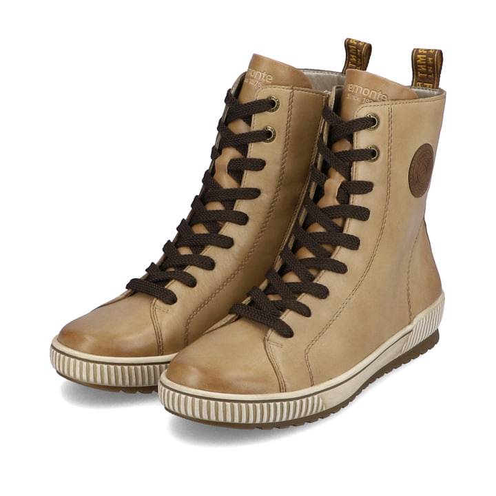 Remonte Artikelnummer D0774-20 remonte Damen Schnürstiefel sandbraun