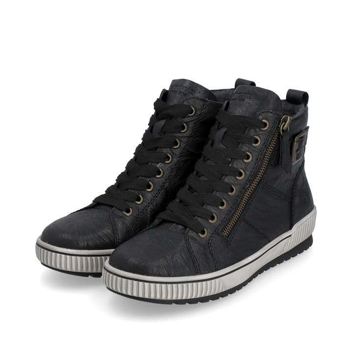 Remonte Artikelnummer D0777-01 remonte Damen Schnürschuhe tiefschwarz