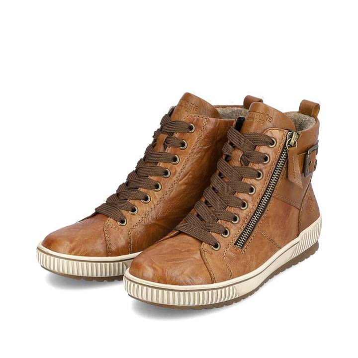 Remonte Artikelnummer D0777-22 remonte Damen Schnürschuhe holzbraun
