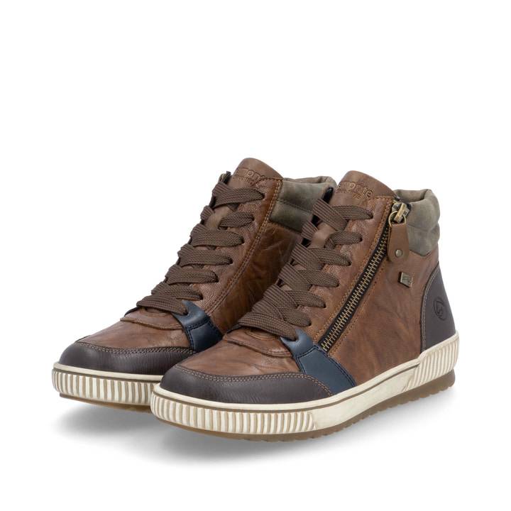 Remonte Artikelnummer D0778-22 remonte Damen Schnürschuhe kaffeebraun