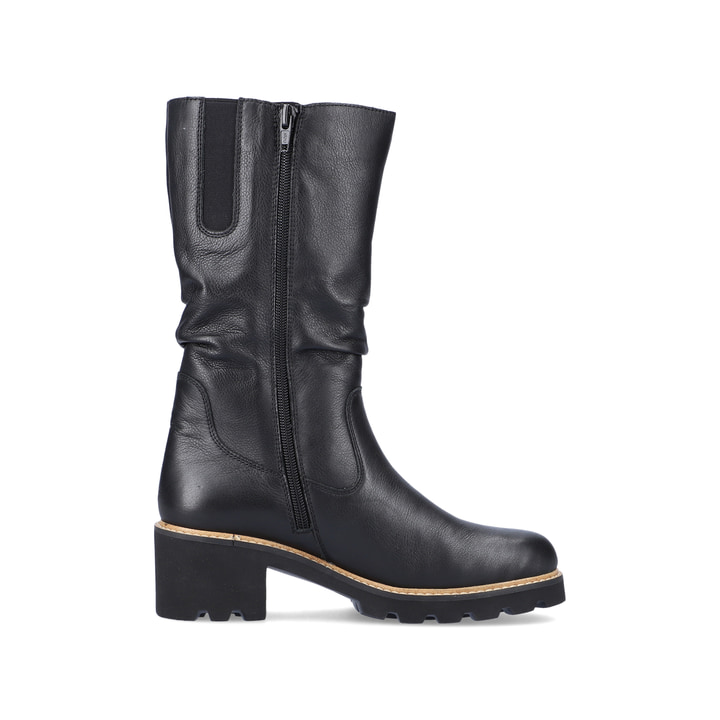 Remonte Artikelnummer D0A75-00 Remonte Damen Hochschaftstiefel Glanzschwarz