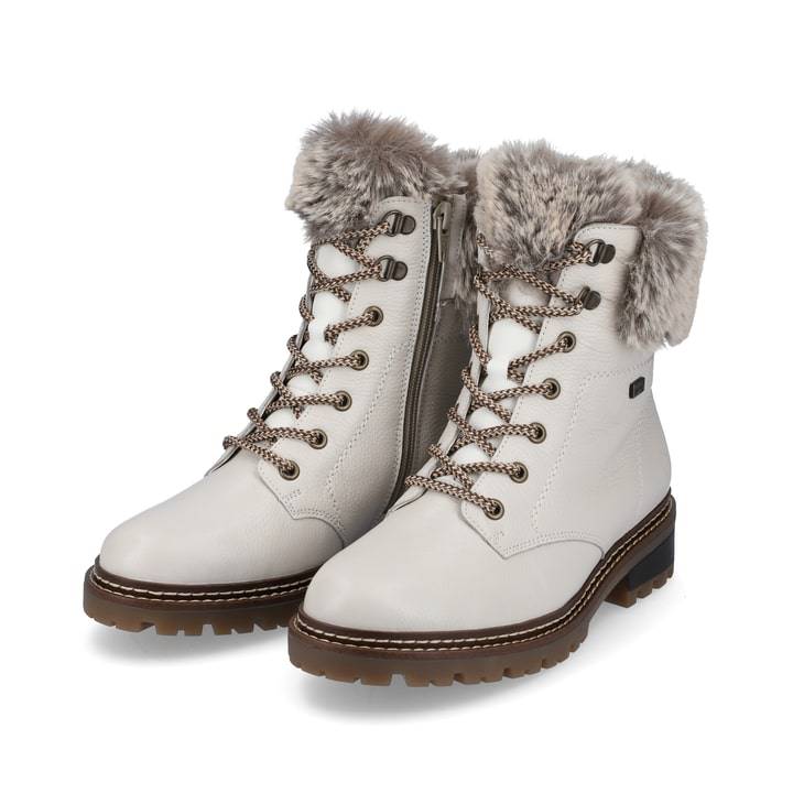 Remonte Artikelnummer D0B74-80 remonte Damen Schnürstiefel schneeweiß