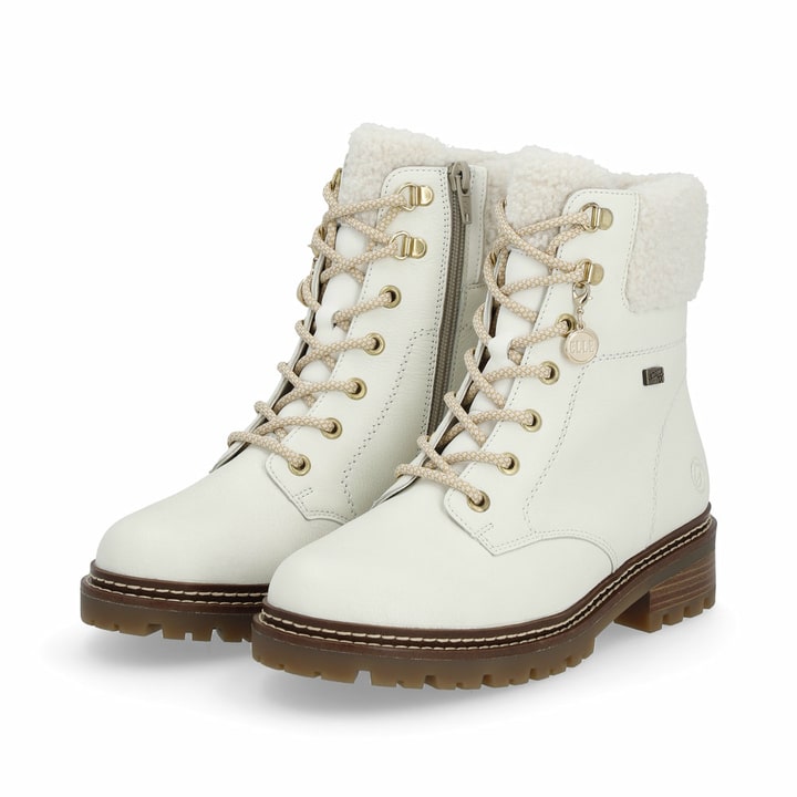 Remonte Artikelnummer D0B74-81 remonte Damen Schnürstiefel reinweiß
