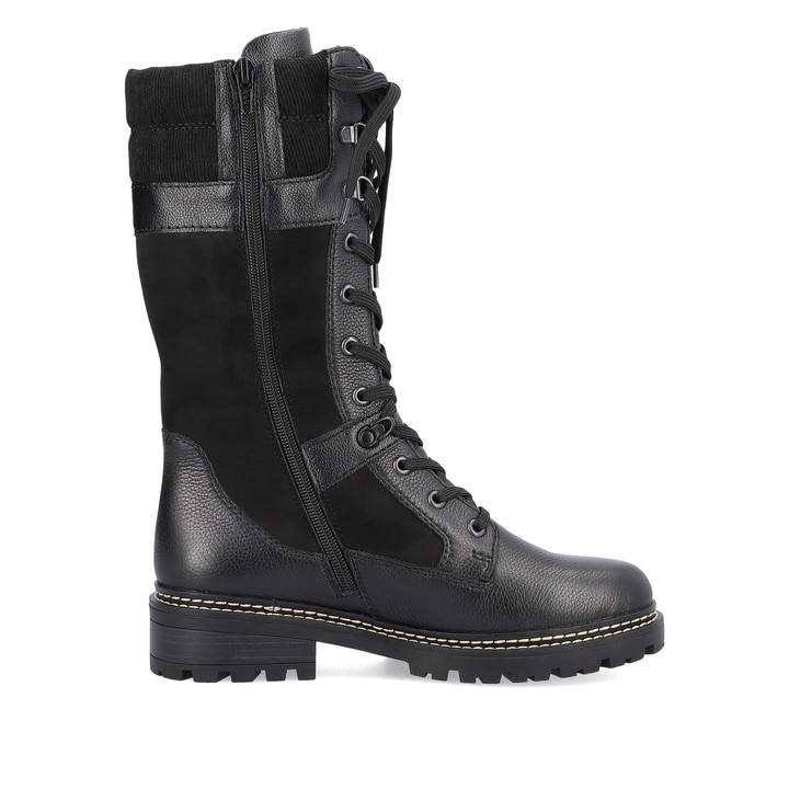 Remonte Artikelnummer D0B76-01 Remonte Damen Hochschaftstiefel Tiefschwarz