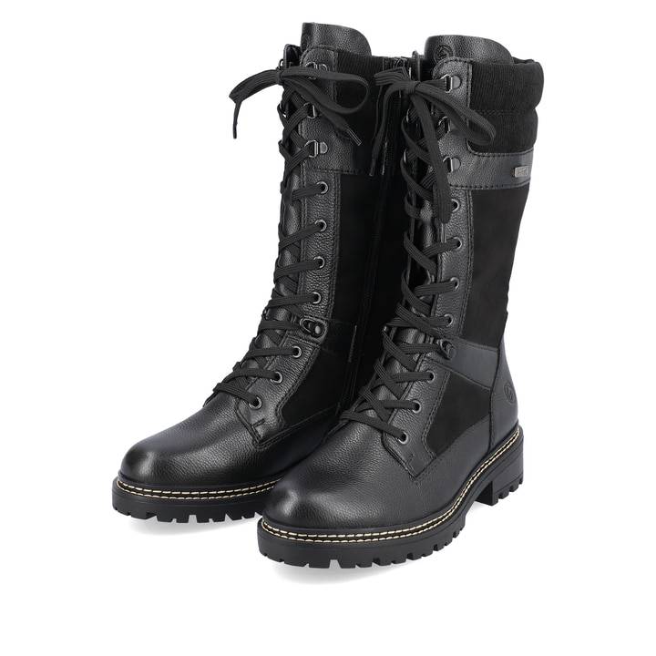 Remonte Artikelnummer D0B76-01 remonte Damen Hochschaftstiefel tiefschwarz