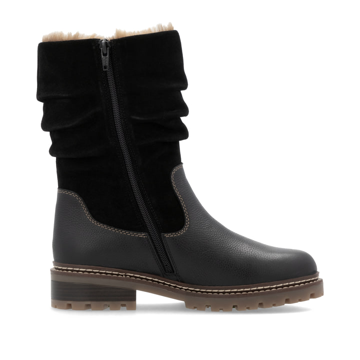 Remonte Artikelnummer D0B80-00 Remonte Damen Hochschaftstiefel Tiefschwarz
