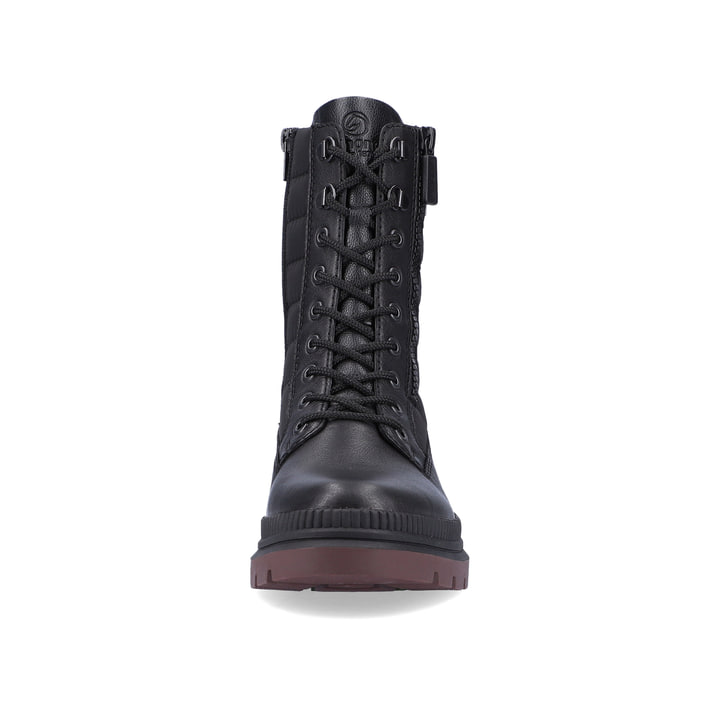 Remonte Artikelnummer D0C76-01 Remonte Damen Schnürstiefel Nachtschwarz