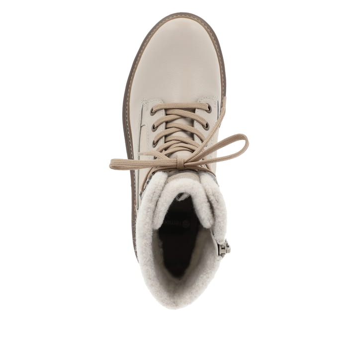 Remonte Artikelnummer D0C77-60 Remonte Damen Schnürstiefel Hellbeige