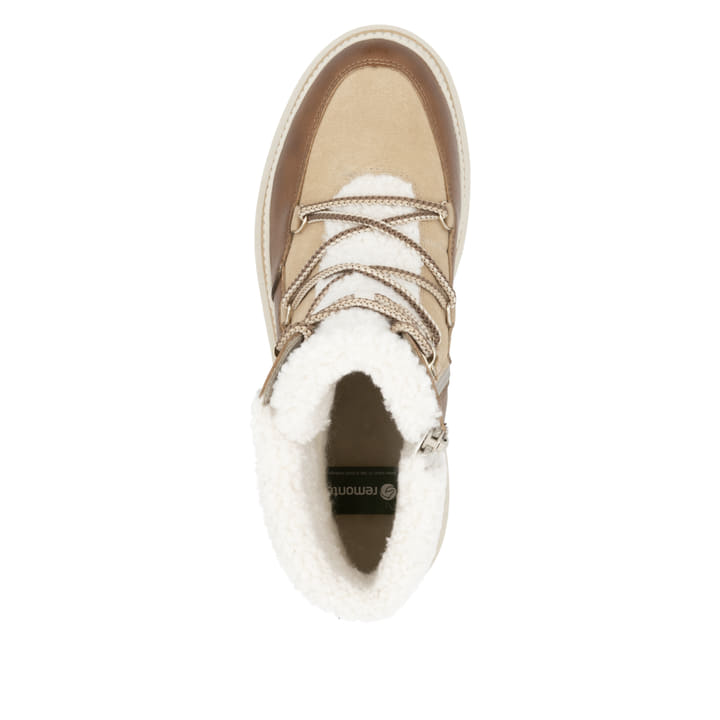 Remonte Artikelnummer D0C80-22 Remonte Damen Schnürstiefel Holzbraun