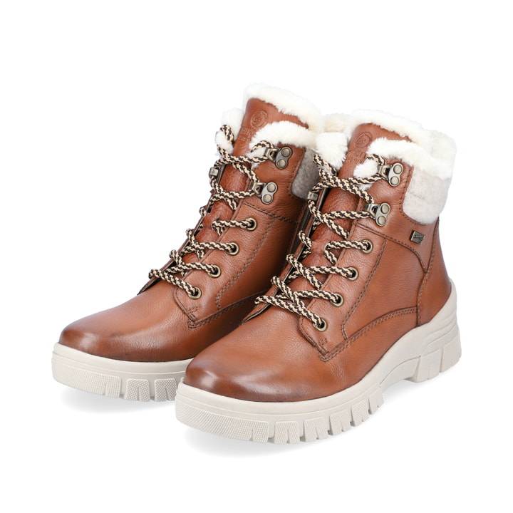 Remonte Artikelnummer D0E71-24 remonte Damen Schnürstiefel zimtbraun