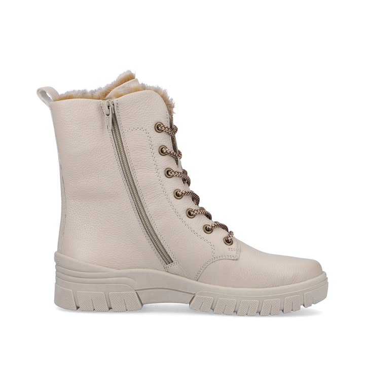 Remonte Artikelnummer D0E72-60 Remonte Damen Schnürstiefel Hellbeige