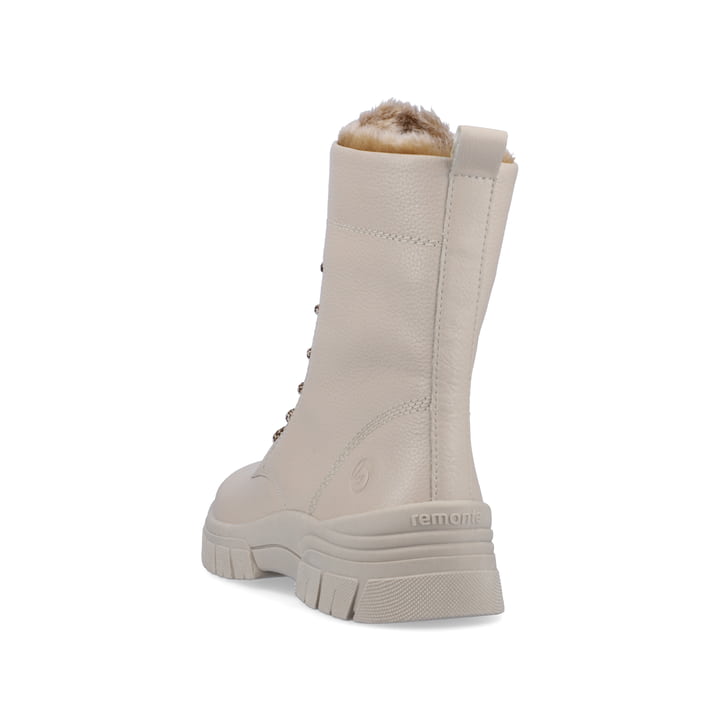 Remonte Artikelnummer D0E72-60 Remonte Damen Schnürstiefel Hellbeige