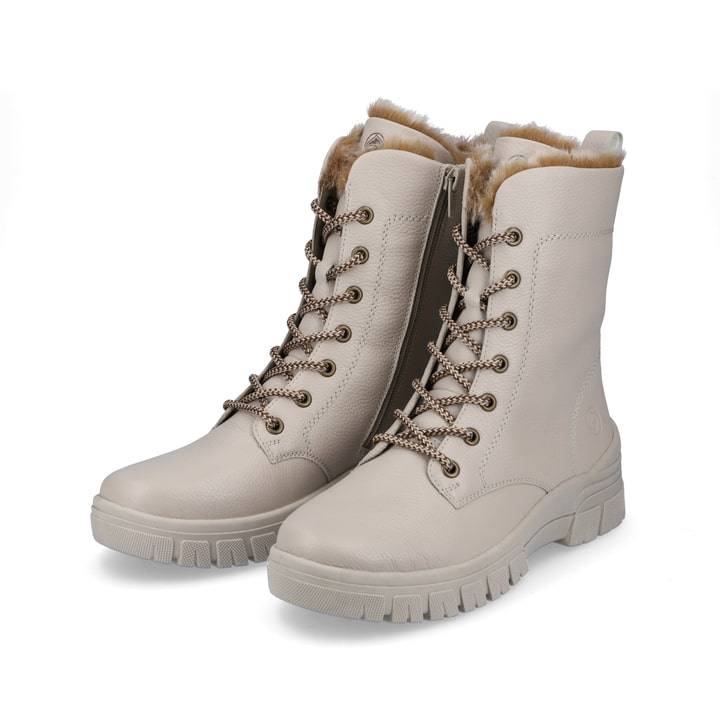 Remonte Artikelnummer D0E72-60 remonte Damen Schnürstiefel hellbeige