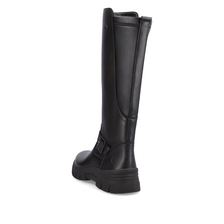 Remonte Artikelnummer D0E75-01 Remonte Damen Hochschaftstiefel Tiefschwarz