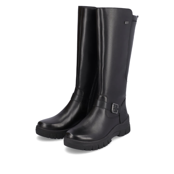 Remonte Artikelnummer D0E75-01 remonte Damen Hochschaftstiefel tiefschwarz