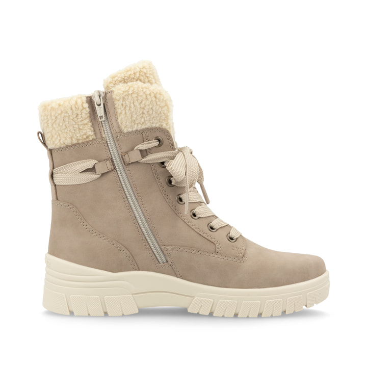 Remonte Artikelnummer D0E76-20 Remonte Damen Schnürstiefel Braunbeige