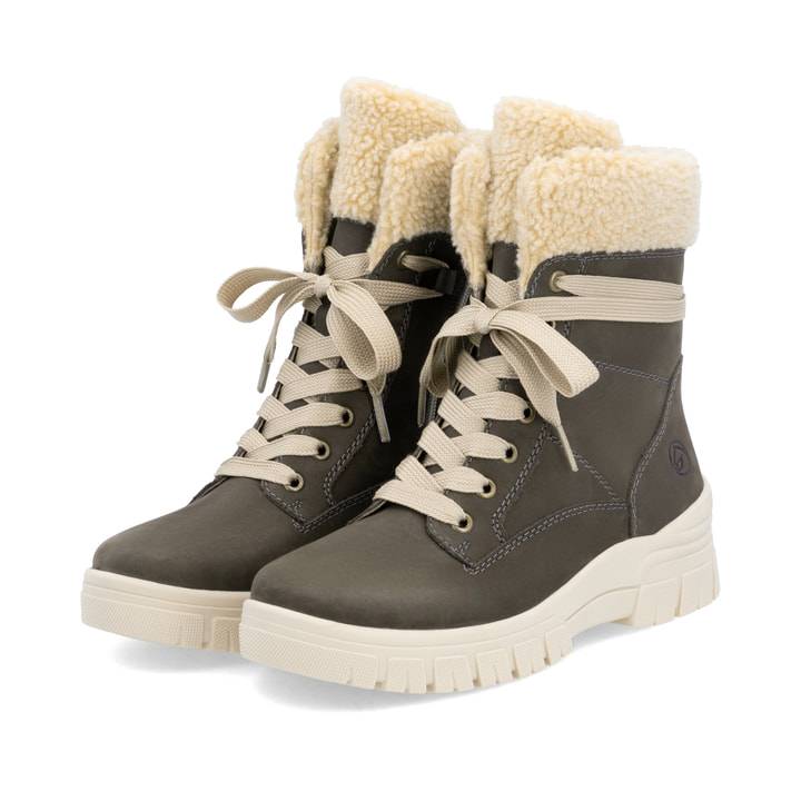 Remonte Artikelnummer D0E76-45 remonte Damen Schnürstiefel granitgrau