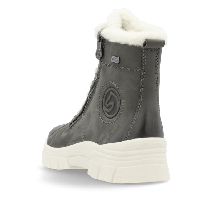 Remonte Artikelnummer D0E77-45 Remonte Damen Schnürstiefel Steingrau