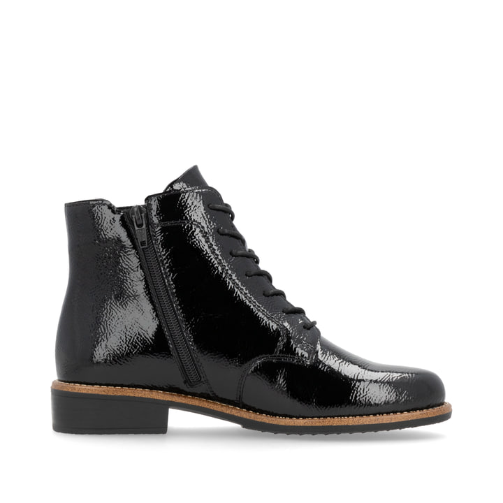Remonte Artikelnummer D0F79-00 Remonte Damen Kurzstiefel Glanzschwarz