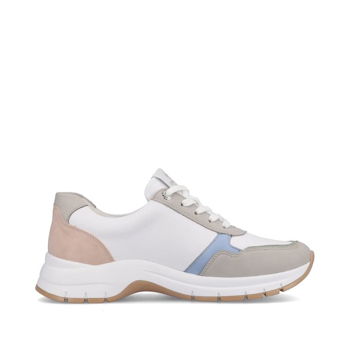 Remonte Artikelnummer D0G02-80 Remonte Damen Sneaker Reinweiß-altrosa-eisblau