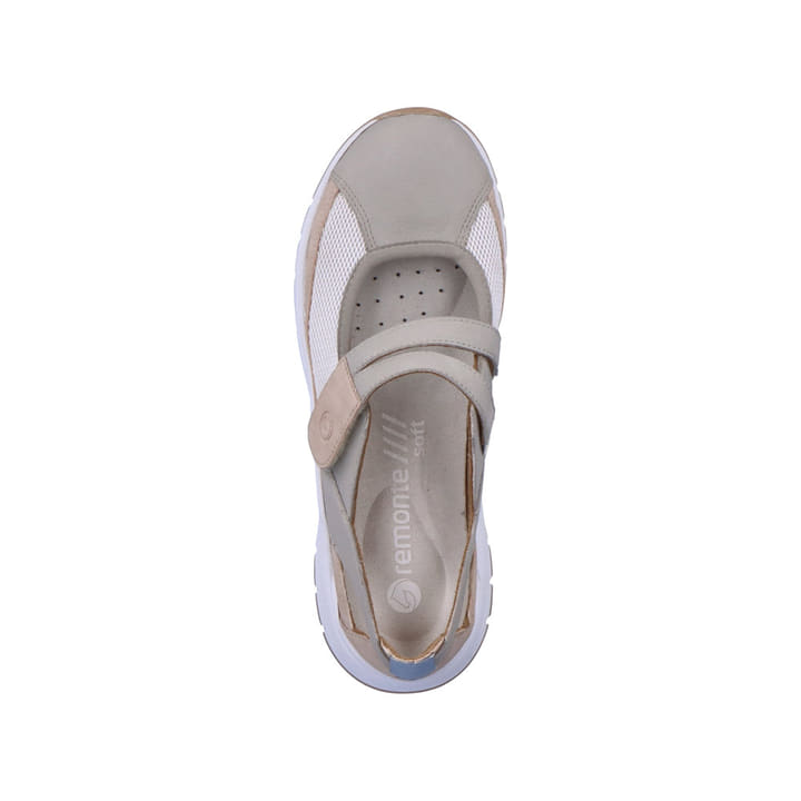 Remonte Artikelnummer D0G08-40 Remonte Damen Slipper Mondgrau-altrosa