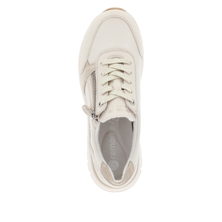 Remonte Artikelnummer D0G09-80 Remonte Damen Sneaker Hellbeige-metallic