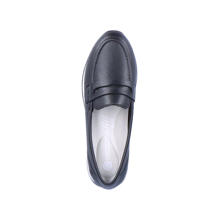 Remonte Artikelnummer D0H04-00 Remonte Damen Loafers Asphaltschwarz