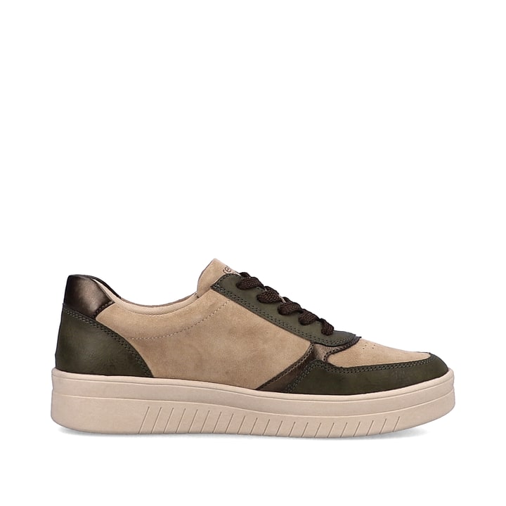 Remonte Artikelnummer D0J01-54 Remonte Damen Sneaker Khakigrün-beige