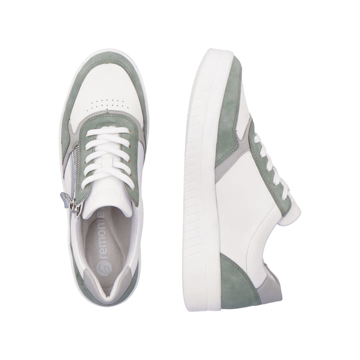 Remonte Artikelnummer D0J01-80 Remonte Damen Sneaker Edelweiß-mintgrün