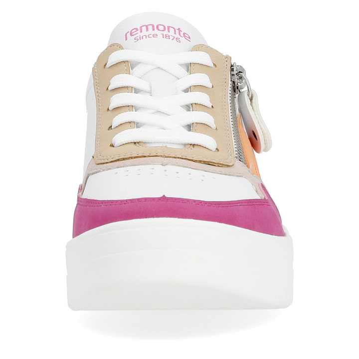 Remonte Artikelnummer D0J01-84 Remonte Damen Sneaker Weiß-pink-orange