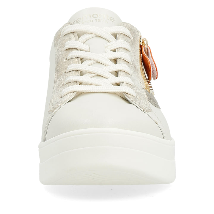 Remonte Artikelnummer D0J03-81 Remonte Damen Sneaker Altweiß-bronze-glutorange